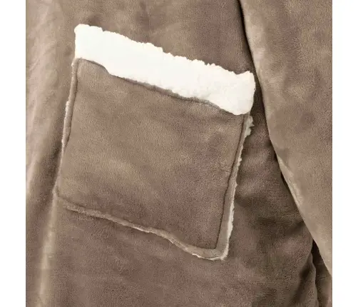 Segas Džemperis Ar Kapuci Kamieļu Krāsa S Fleeces Un Flaneļa Vidaxl