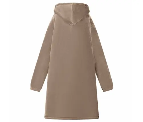 Segas Džemperis Ar Kapuci Kamieļu Krāsa S Fleeces Un Flaneļa Vidaxl