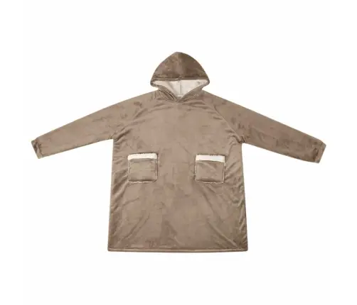 Segas Džemperis Ar Kapuci Kamieļu Krāsa S Fleeces Un Flaneļa Vidaxl