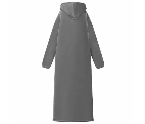 Segas Džemperis Ar Kapuci Tumši Pelēks Xl Fleeces Un Flaneļa Vidaxl