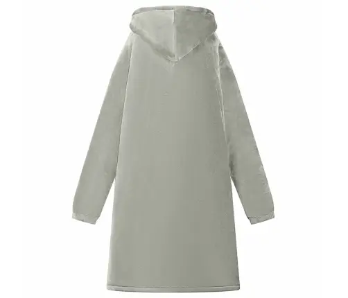 Segas Džemperis Ar Kapuci Pelēka M Fleeces Un Flaneļa Vidaxl