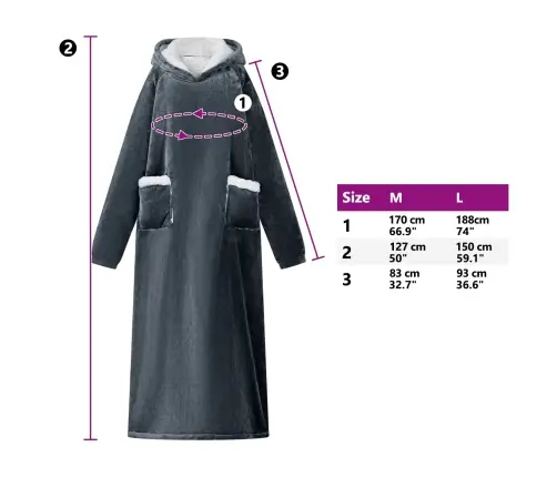 Segas Džemperis Ar Kapuci Tums Zils L Fleeces Un Flaneļa Vidaxl