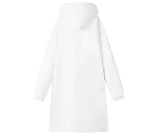 Segas Džemperis Ar Kapuci Balts M Fleeces Un Flaneļa Vidaxl