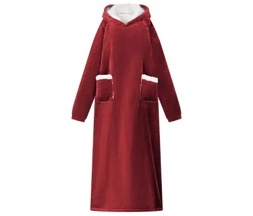 Segas Džemperis Ar Kapuci Bordo Sarkans Xl Fleeces Un Flaneļa Vidaxl