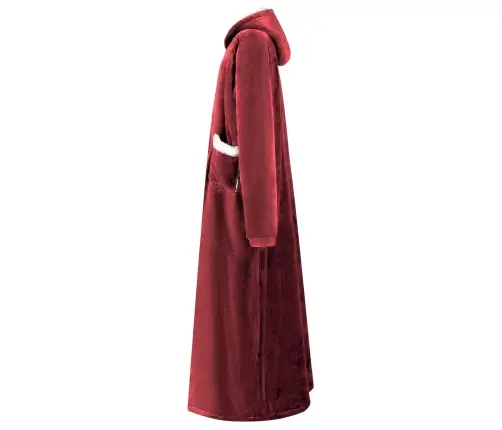 Segas Džemperis Ar Kapuci Bordo Sarkans Xl Fleeces Un Flaneļa Vidaxl