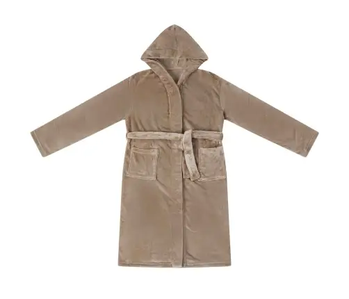 Chalatą Su Kapucė Kupranugario S Flanelė