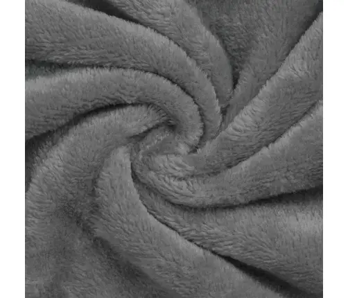 Kapuču Rūtiņu Halāts Tumši Pelēks M Flanelis Vidaxl