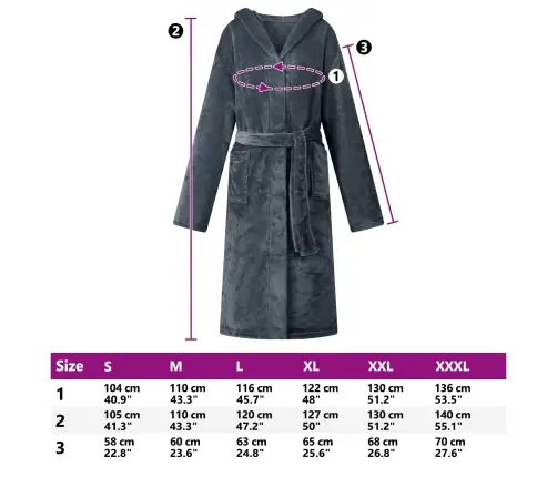 Viskaja Kapuutsiga Tumesinine Xxxl Flanell