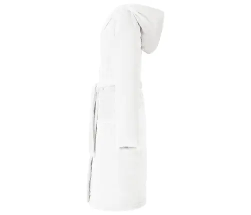 Viskaja Kapuutsiga Valge M Flanell