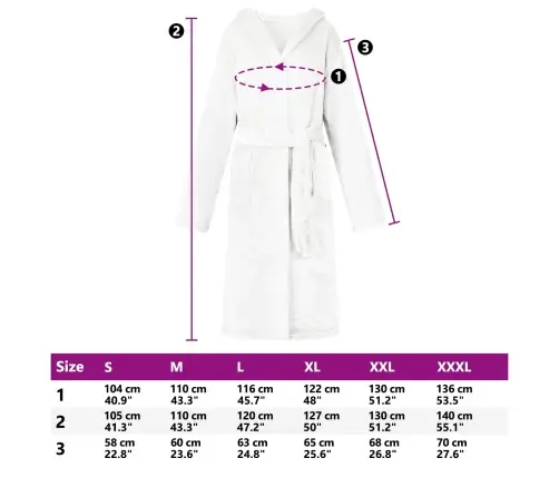 Viskaja Kapuutsiga Valge M Flanell