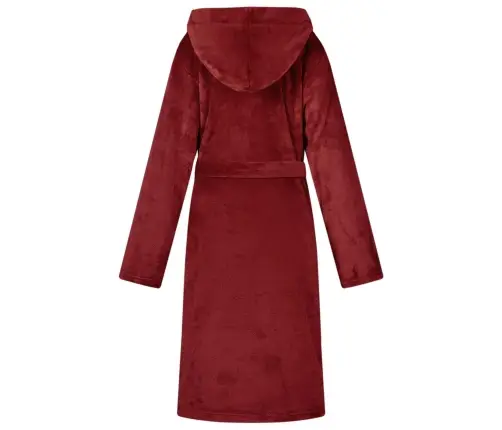 Viskaja Kapuutsiga Bordeaux Punane L Flanell