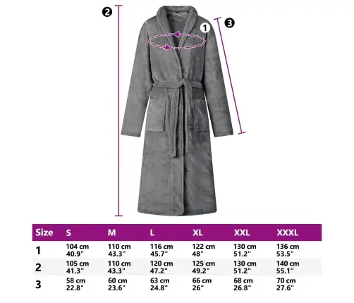 Halāts Bez Kapuces Tumši Pelēks M Flanelis Vidaxl