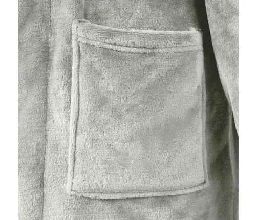 Chalatas Be Gobtuvo Pilka Xxl Flanelė