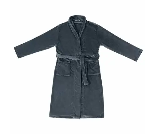 Halāts Bez Kapuces Tums Zils Xl Flanelis Vidaxl