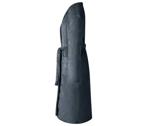 Halāts Bez Kapuces Tums Zils Xl Flanelis Vidaxl