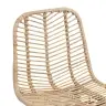 Bāra Krēsls 2 Pcs Dabiska 44,5 X 54,5 X 97,5 Cm Raten Un Dzelzs Vidaxl
