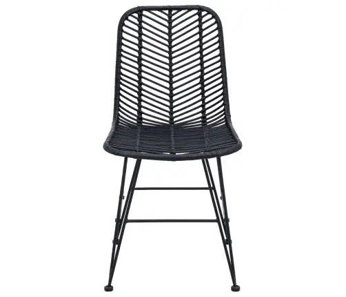 Valgomasis Krėslas 2 Pcs Juoda 44.5 X 55 X 85 Cm