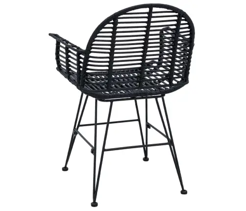 Ēdamistabas Krēsls 2 Pcs Melna 57 X 54.5 X 85 Cm Vidaxl