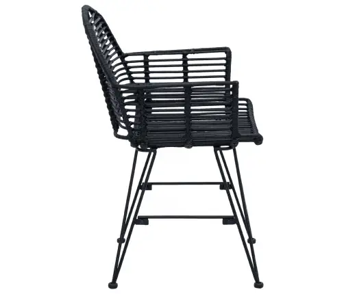 Ēdamistabas Krēsls 2 Pcs Melna 57 X 54.5 X 85 Cm Vidaxl