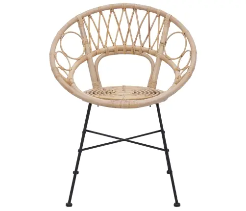 Ēdamistabas Krēsls 2 Pcs Dabiska 65 X 55,5 X 81 Cm Vidaxl