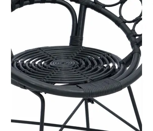 Valgomasis Krėslas 2 Pcs Juoda 65 X 55,5 X 81 Cm