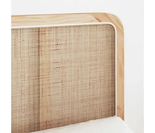 Galvgalis Ar Galvas Klāju Dabiska 140 X 55 X 3 Cm Rotangpalma Vidaxl