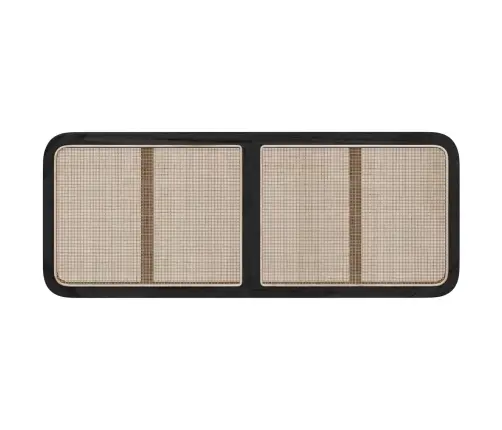 Galvgalis Ar Galvas Klāju Melna 140 X 55 X 3 Cm Rotangpalma Vidaxl