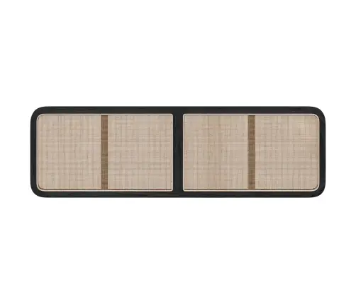 Galvūgalis Su Galvūgalio Juoda 180 X 55 X 3 Cm Ratanas