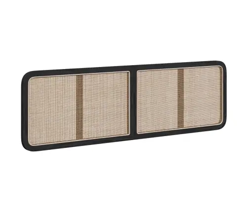 Galvūgalis Su Galvūgalio Juoda 180 X 55 X 3 Cm Ratanas