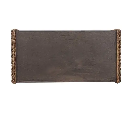 Sānu Galds Dabiska 44.5 X 45 X 45 Cm Cieta Mahagona Koks Vidaxl