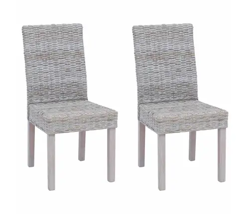 Ēdamistabas Krēsls 2 Pcs Balts Mazgāt 45 X 54 X 93 Cm Vidaxl