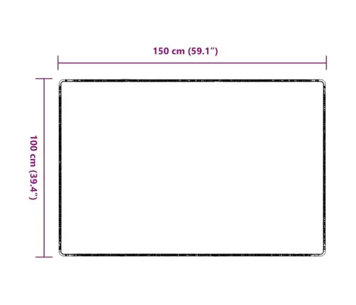 Vaip Jooksur Tumehall 100 X 150 Cm 100% Polüpropüleen