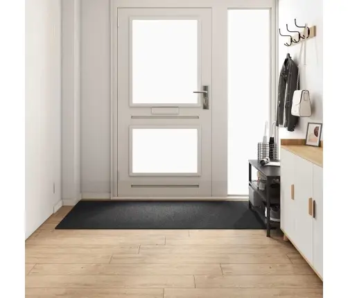 Paklāja Skrējējs Tumši Pelēks 100 X 200 Cm 100% Polipropilēns Vidaxl