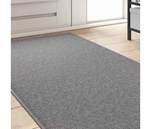 Paklāja Skrējējs Gaiši Pelēks 80 X 500 Cm 100% Polipropilēns Vidaxl