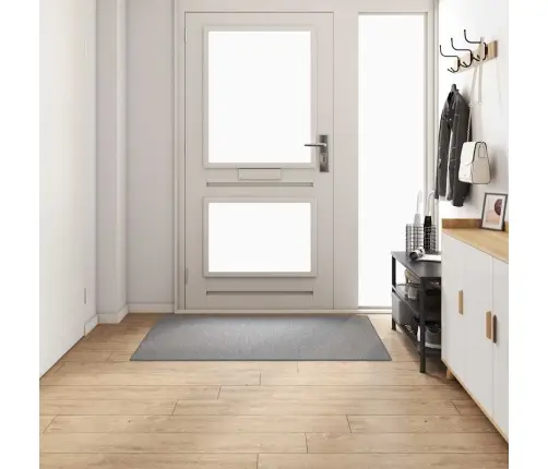 Paklāja Skrējējs Gaiši Pelēks 100 X 150 Cm 100% Polipropilēns Vidaxl