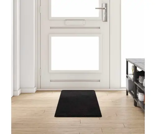 Paklāja Skrējējs Melna 50 X 200 Cm 100% Polipropilēna Kušķis Vidaxl