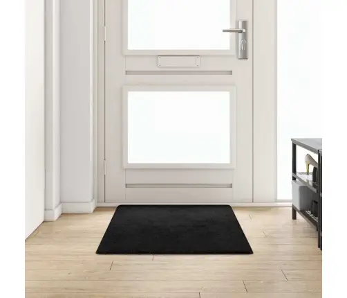 Paklāja Skrējējs Melna 80 X 150 Cm 100% Polipropilēna Kušķis Vidaxl