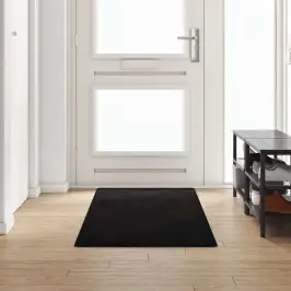 Paklāja Skrējējs Melna 80 X 250 Cm 100% Polipropilēna Kušķis Vidaxl