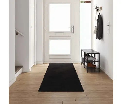 Vaip Jooksur Must 80 X 500 Cm 100% Polüpropüleen Tuft