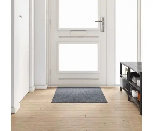 Paklāja Skrējējs Pelēka 80 X 150 Cm Audums Vidaxl