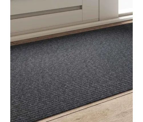 Paklāja Skrējējs Pelēka 80 X 150 Cm Audums Vidaxl