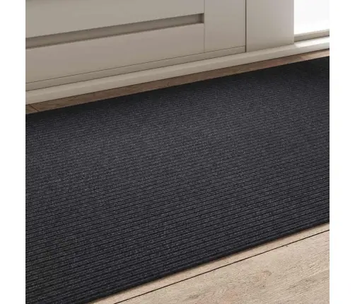 Paklāja Skrējējs Antracīts 80 X 150 Cm Audums Vidaxl