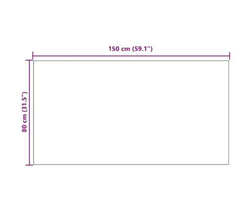 Paklāja Skrējējs Antracīts 80 X 150 Cm Audums Vidaxl