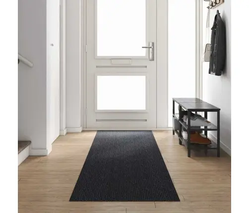 Kilimėlio Bėgimo Kilimas Antracitas 80 X 400 Cm Audinys