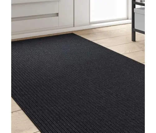 Kilimėlio Bėgimo Kilimas Antracitas 80 X 400 Cm Audinys