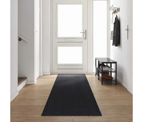 Paklāja Skrējējs Antracīts 80 X 500 Cm Audums Vidaxl