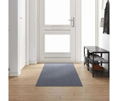 Paklāja Skrējējs Gaiši Pelēks 80 X 300 Cm Audums Vidaxl