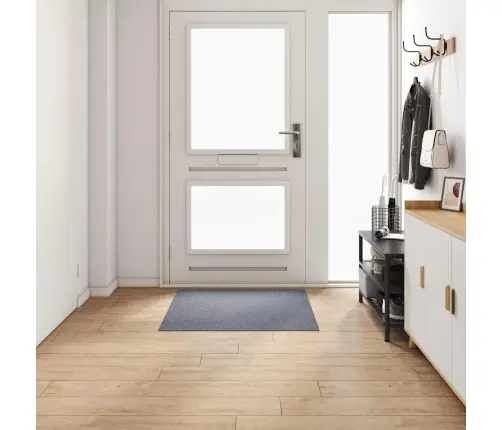 Paklāja Skrējējs Gaiši Pelēks 100 X 100 Cm Audums Vidaxl