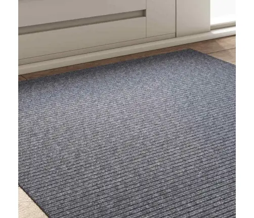 Paklāja Skrējējs Gaiši Pelēks 100 X 100 Cm Audums Vidaxl