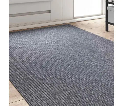 Paklāja Skrējējs Gaiši Pelēks 100 X 250 Cm Audums Vidaxl